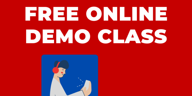 Free Online Demo Class | Every Saturday