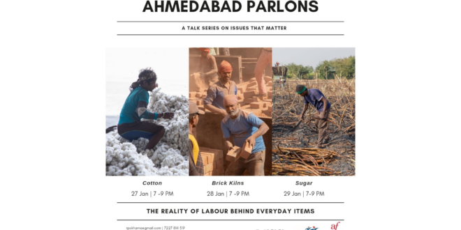 Ahmedabad Parlons – A talk series on Cotton, Brick & Sugar